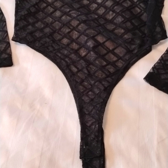 Fashion Nova Black "This Is What You Do Bodysuit", Size: M, NWT - Picture 3 of 12